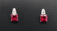 Ohrringe Ultima Edizione Dame Rosso in Silber OAO7318 ROSSO - OAO7318 ROSSO